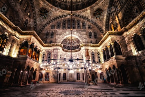Preview: Blue Mosque interior.