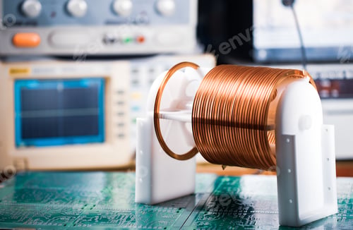 Preview: Close-up large and small coils