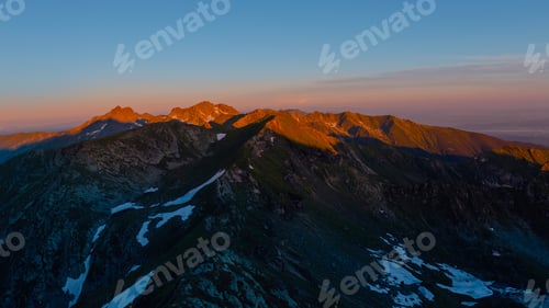 Preview: Sunrise, Over the mountains and far away, Fagaras, Carpathians Mountains