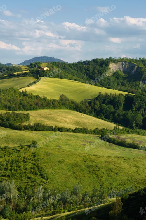 Preview: Rural landscape on the hills near Bologna, Emilia-Romagna.