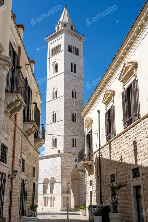 Preview: The tower of the beautiful cathedral of Trani