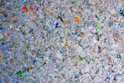 Preview: Abstract multicolored of heat resistant gypsum board background made of pasteurized milk carton box