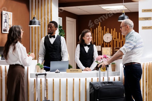 Preview: Welcoming guests at hotel reception