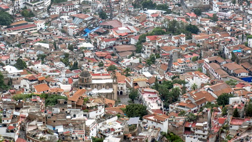 Preview: Vibrant rooftops of Taxco de Alarcon showcasing rich architecture and scenic views in Mexico