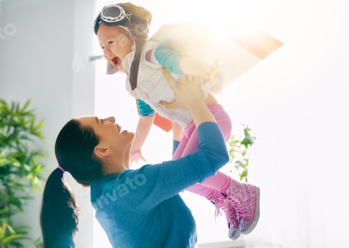 Preview: Mother and child playing