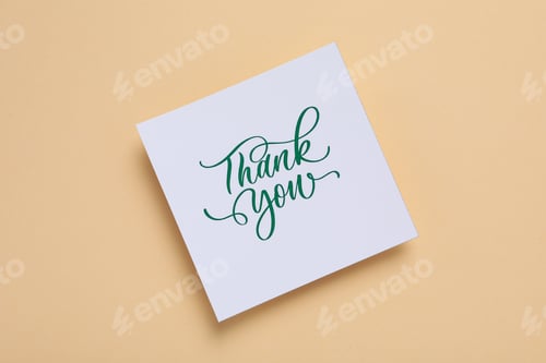 Preview: Words of gratitude, gratitude concept, text Thank you