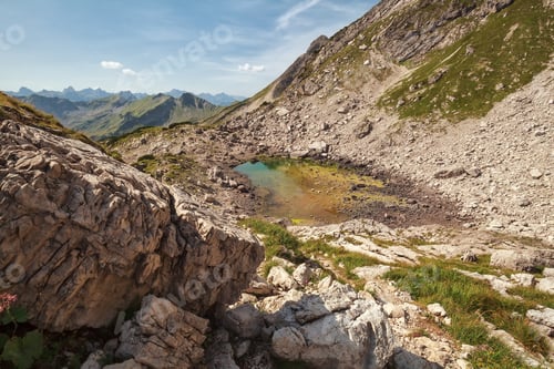 Preview: view on alpine lake Koblatsee