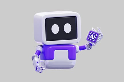 Preview: Cute Robot With AI Chip In Hand