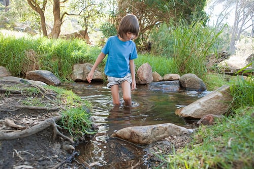 Preview: Boy in a river