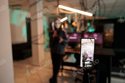 Preview: Online criminal asking money for ransom on smartphone screen