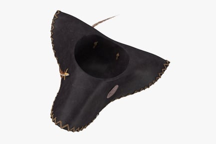 Preview: Pirate Tricorn Hat with Feather Accent
