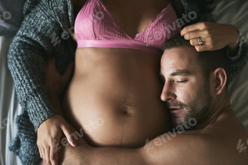 In love with his unborn child