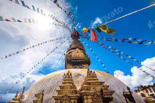 Preview: Bodhnath stupa in Kathmandu valley, Nepal