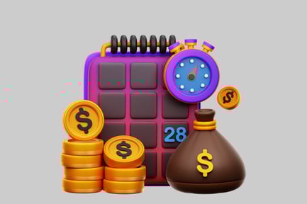 Preview: Finance deadline cartoon illustration