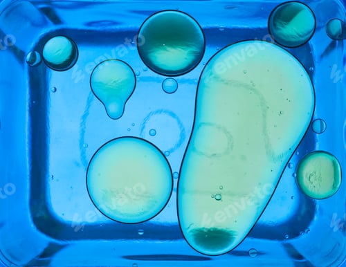 Preview: oil bubbles on water