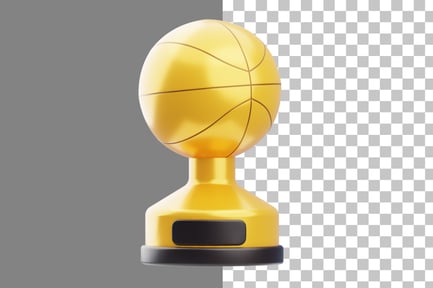 Preview: Basketball Trophy 3D Icon