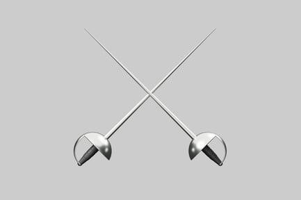 Preview: Crossed fencing swords