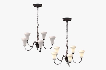 Preview: Country Style 5-Light Chandelier