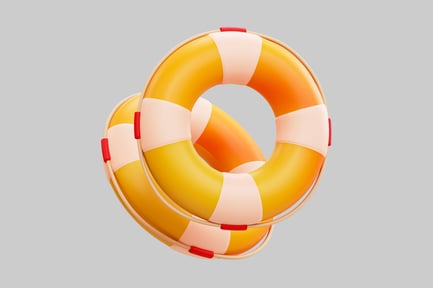 Preview: Summer swim rings stacked