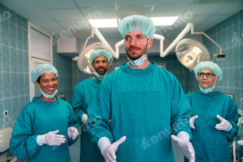 Preview: Doctors preparation for surgical operation in hospital. Healthcare medicine concept