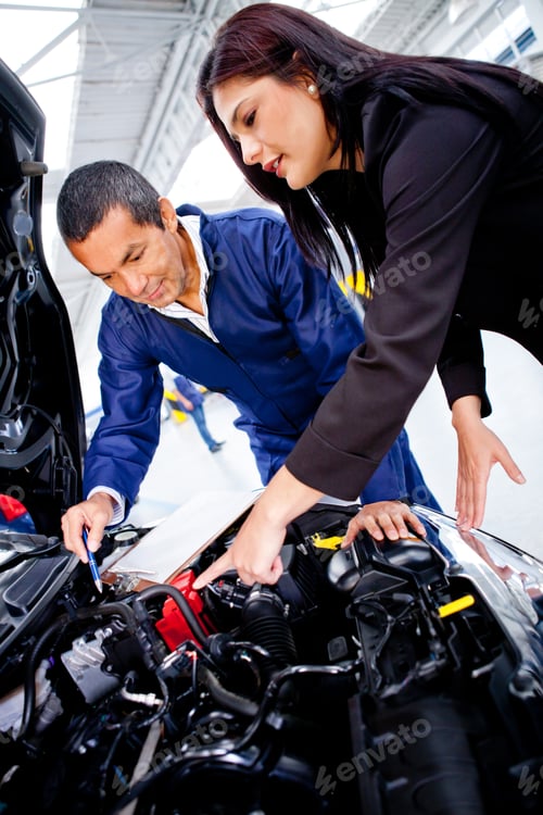 Preview: Woman At The Mechanic Having Problems With Her Car