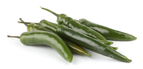 Preview: Hot chili peppers isolated on white background