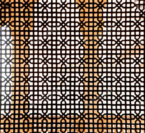 Preview: Old stone carving window, India.