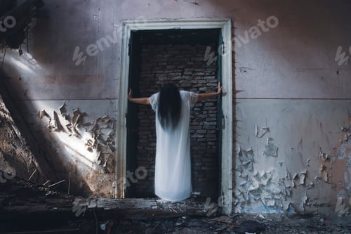 Preview: Scary ghost woman in haunted house