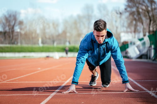 Preview: Athlete Man Ready To Run