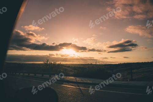 Preview: Driving at sunset