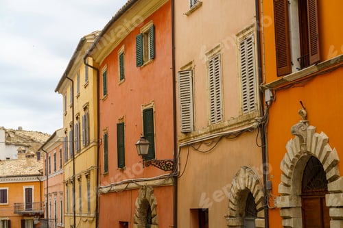 Preview: Historic buildings of Cingoli, Marche, italy