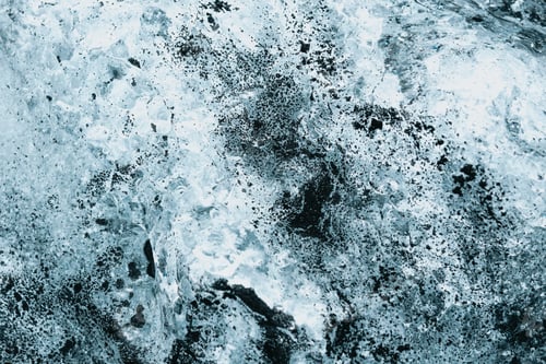 Preview: Frozen ice texture background, abstract fluid minimal style wallpaper. Cracks on water.