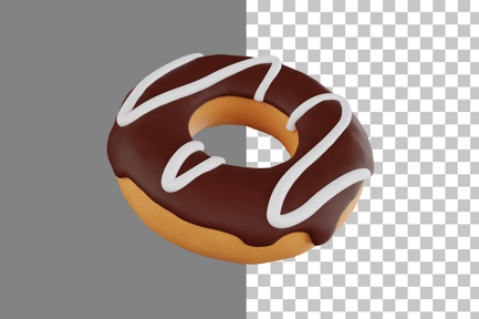 Donut 3D-Symbol