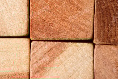 Preview: Wooden cubes macro texture