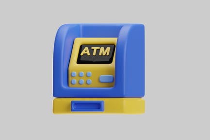 Preview: Cartoon automated teller machine asset