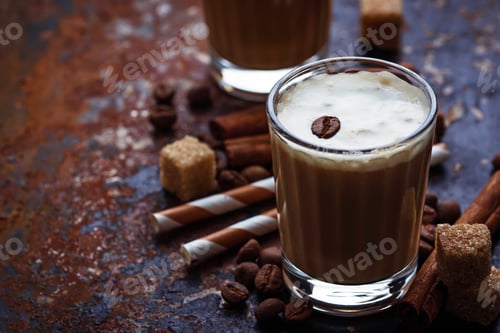 Preview: Ice coffee with cream