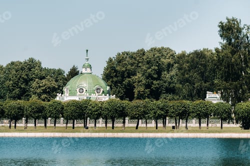 Preview: Kuskovo manor in Moscow, Russia. Kuskovo manor is a unique monument of the XVIII century, a Summer