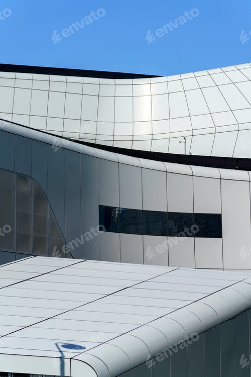 Preview: Milan, Italy: modern Citylife park: the Hadid commercial building