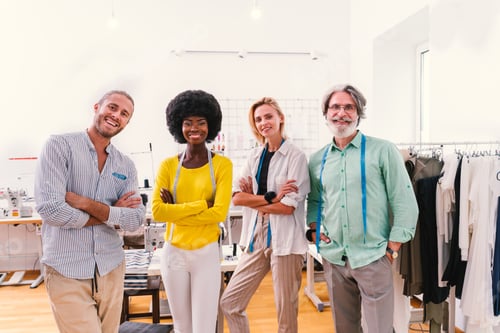 Preview: Smiling Designers in Light, Bright Studio