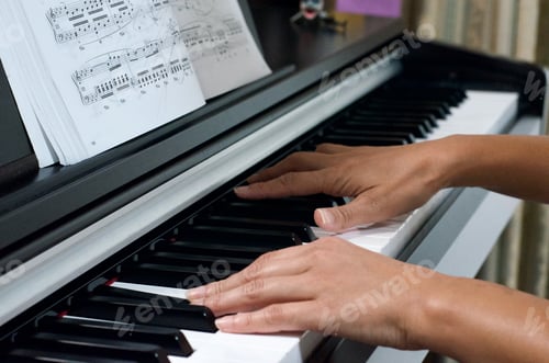 Preview: Playing piano at home