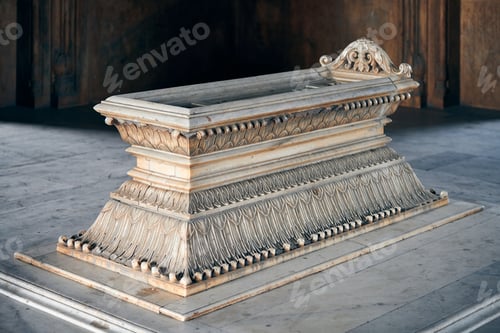 Preview: Tomb of Safdar Jang mausoleum in New Delhi, India, ancient indian marble grave of Nawab Safdarjung