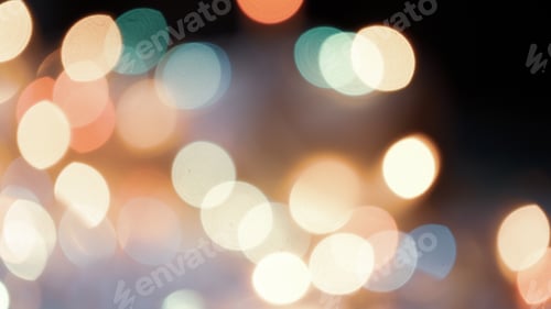 Preview: Blurred Bokeh For Christmas And New Year Background