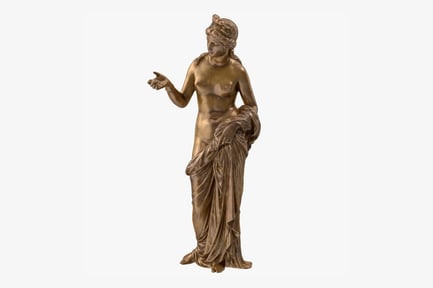 Preview: Bronze Venus Statue with Holding Gesture