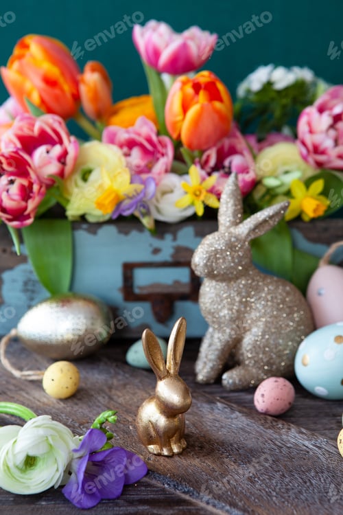 Preview: Colorful spring flowers
