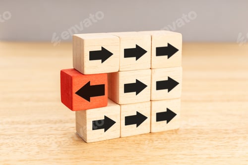 Preview: Think different, unique or independent concep