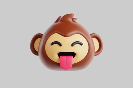 Preview: Silly monkey tongue out emoji