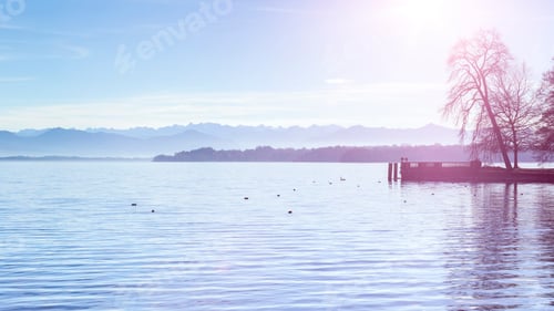 Preview: lake Starnberg view from Tutzing
