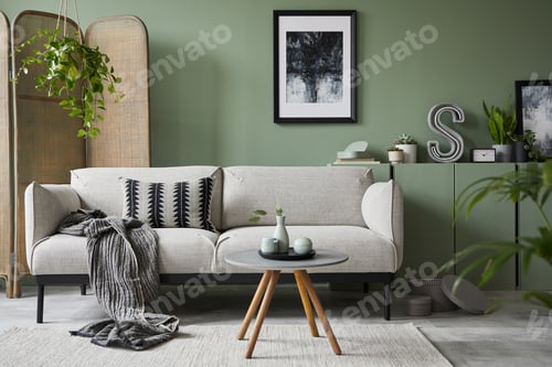 Preview: Elegant living room interior design