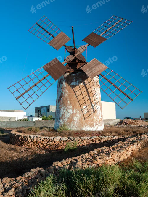 Preview: Windmill on the island of Fuerteventura - Spain