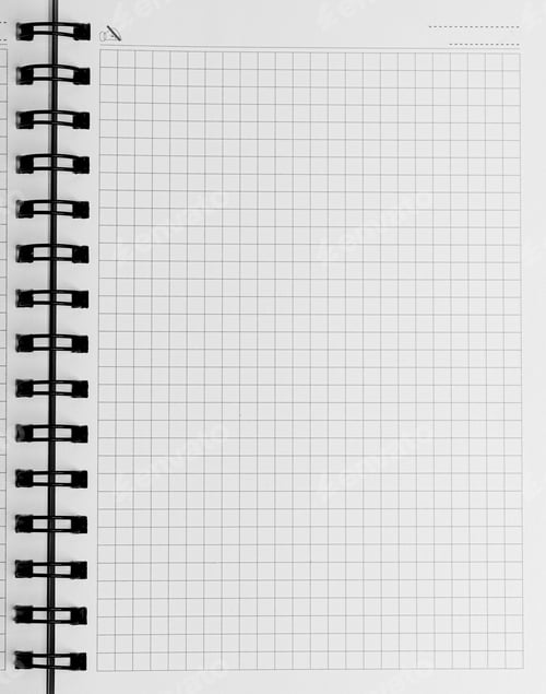 Preview: Plaid texture on white paper. A sheet of chequered paper on a white background